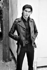BOWERY - BLACK LEATHER JACKET (MENS) *BEST SELLER