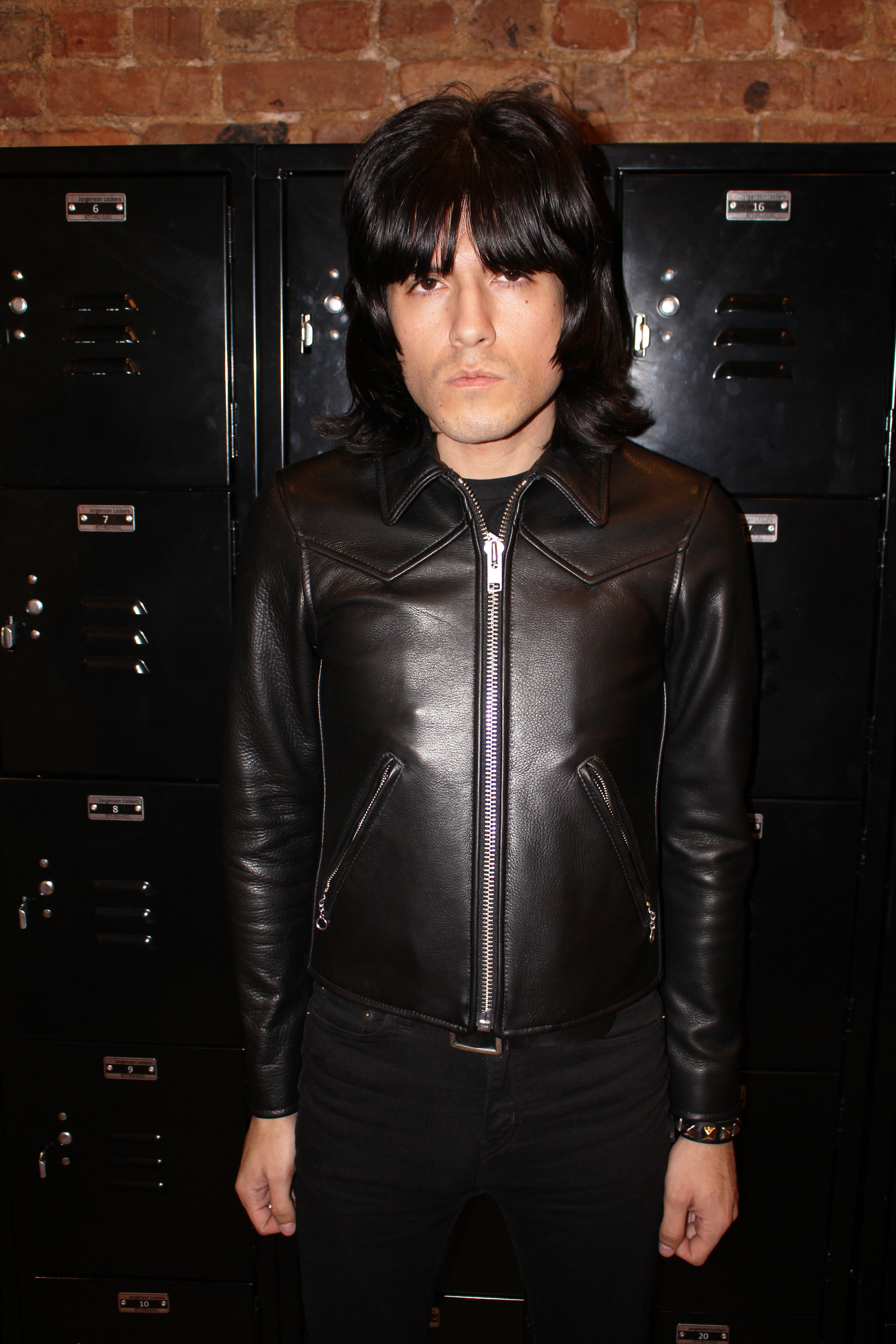CROPPED BILLIE BLACK LEATHER JACKET