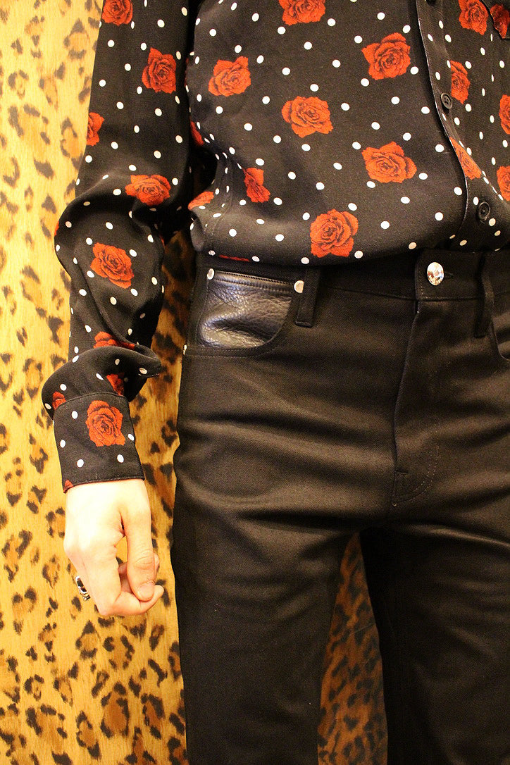 HEARTBREAKER - SLIM FIT BLACK DENIM JEANS