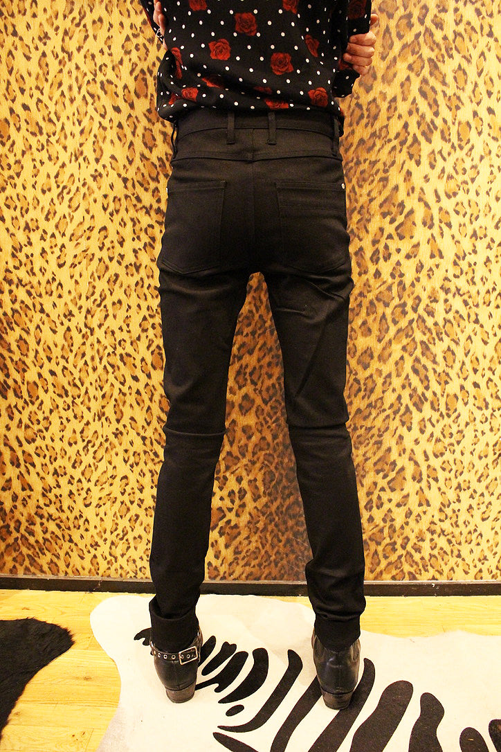 HEARTBREAKER - SLIM FIT BLACK DENIM JEANS