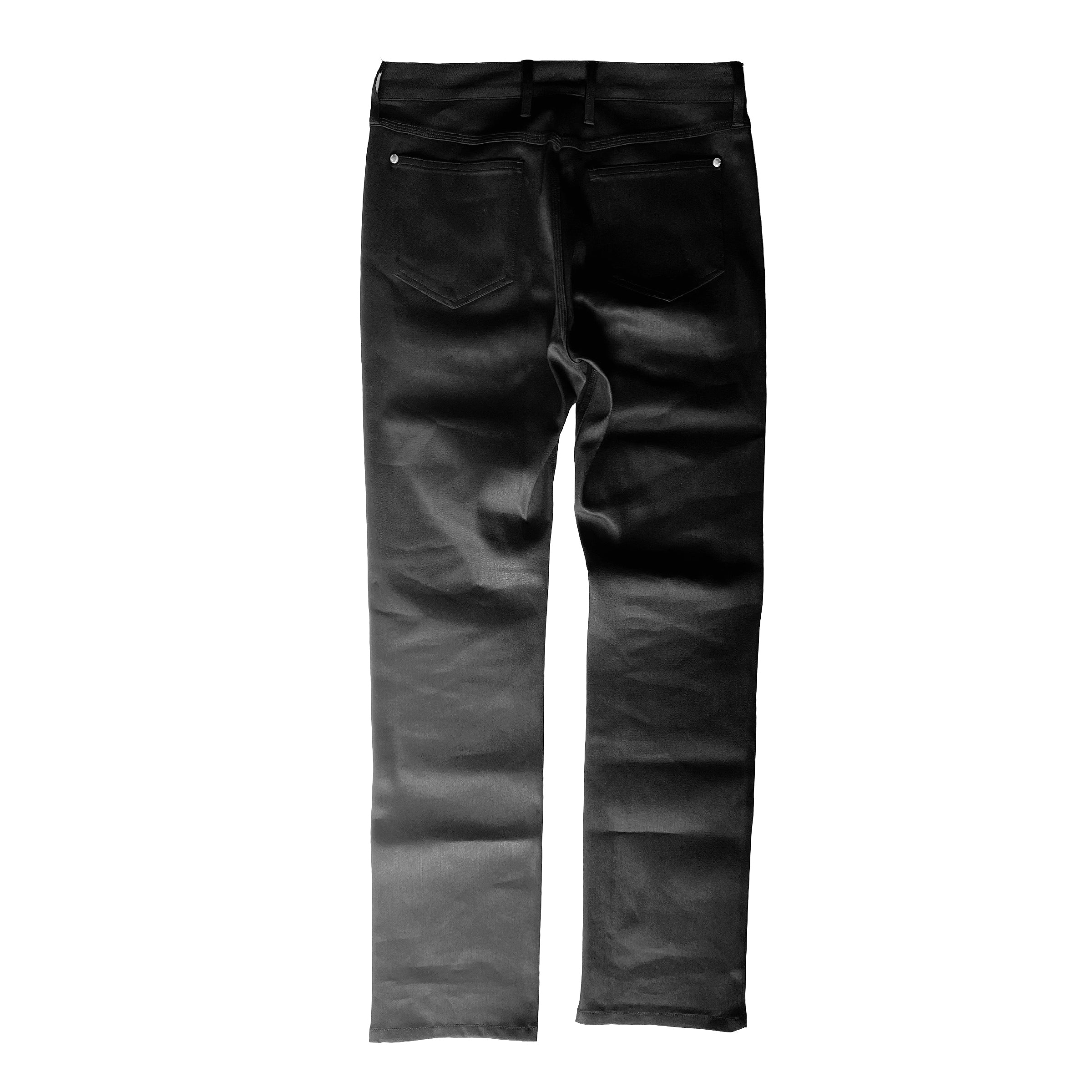 LOOSEY - STRAIGHT LEG BLACK DENIM JEANS