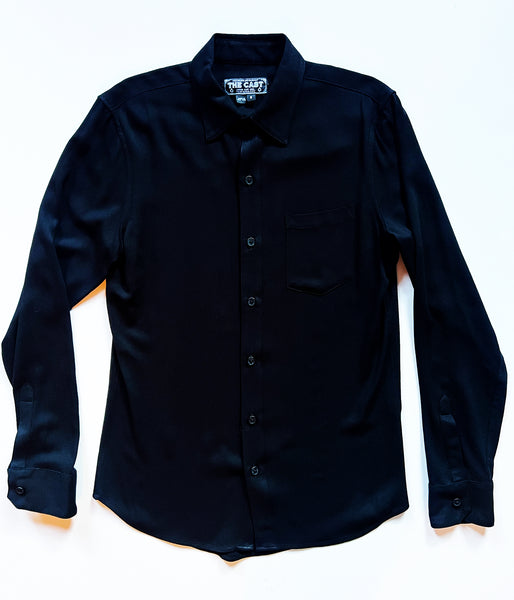 ROMEOS DISTRESS Black Rayon Shirt