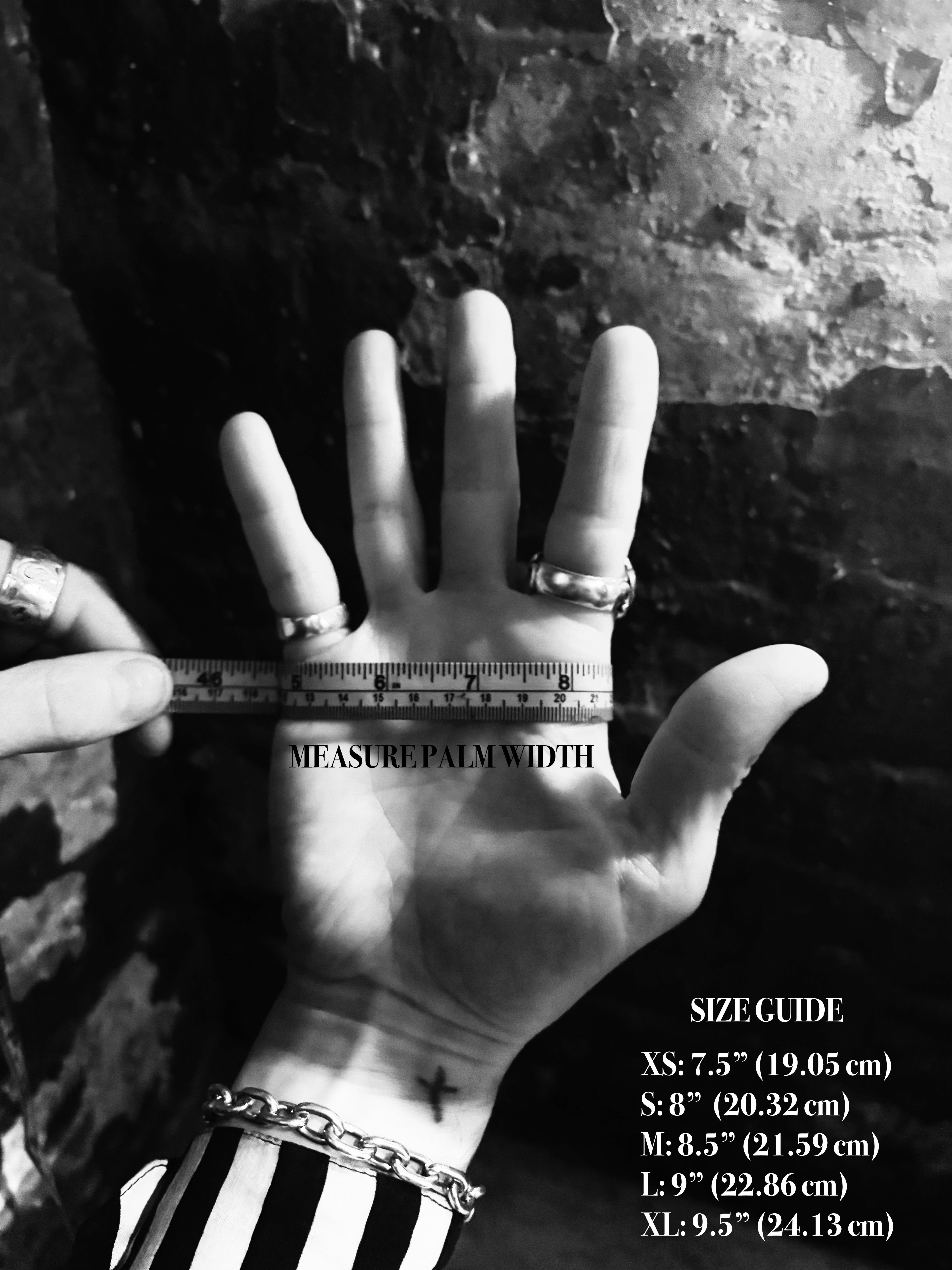 THE OUTSIDER Black Leather Gloves