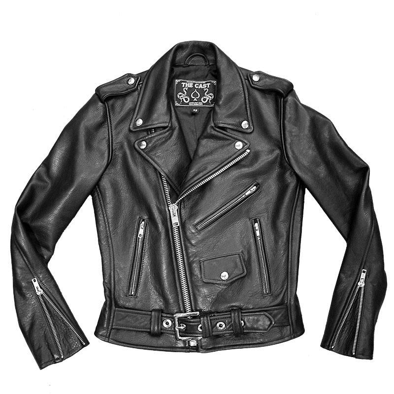 BOWERY BLACK LEATHER JACKET (WOMENS)