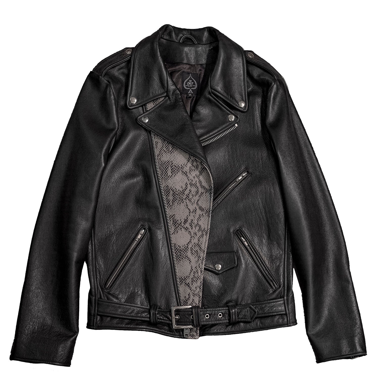 BOWERY JACKET - M / SNAKESKIN DETAIL