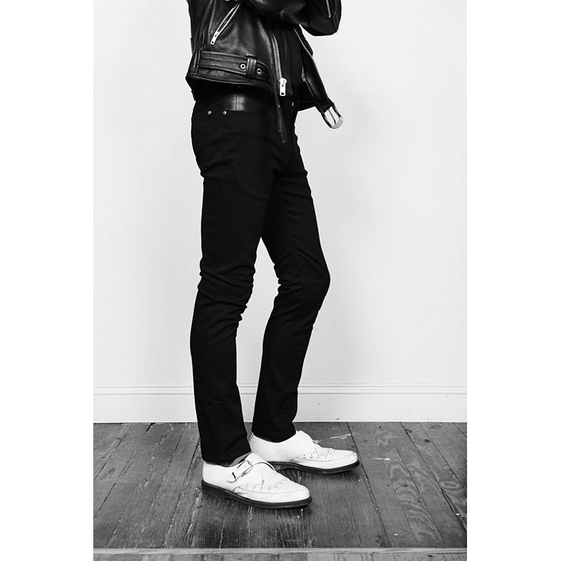 HEARTBREAKER - SLIM FIT BLACK DENIM JEANS