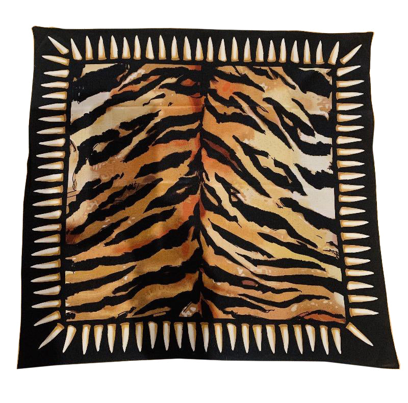 Tiger Teeth Bandana - Gold