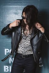 BOWERY - BLACK LEATHER JACKET (MENS) *BEST SELLER