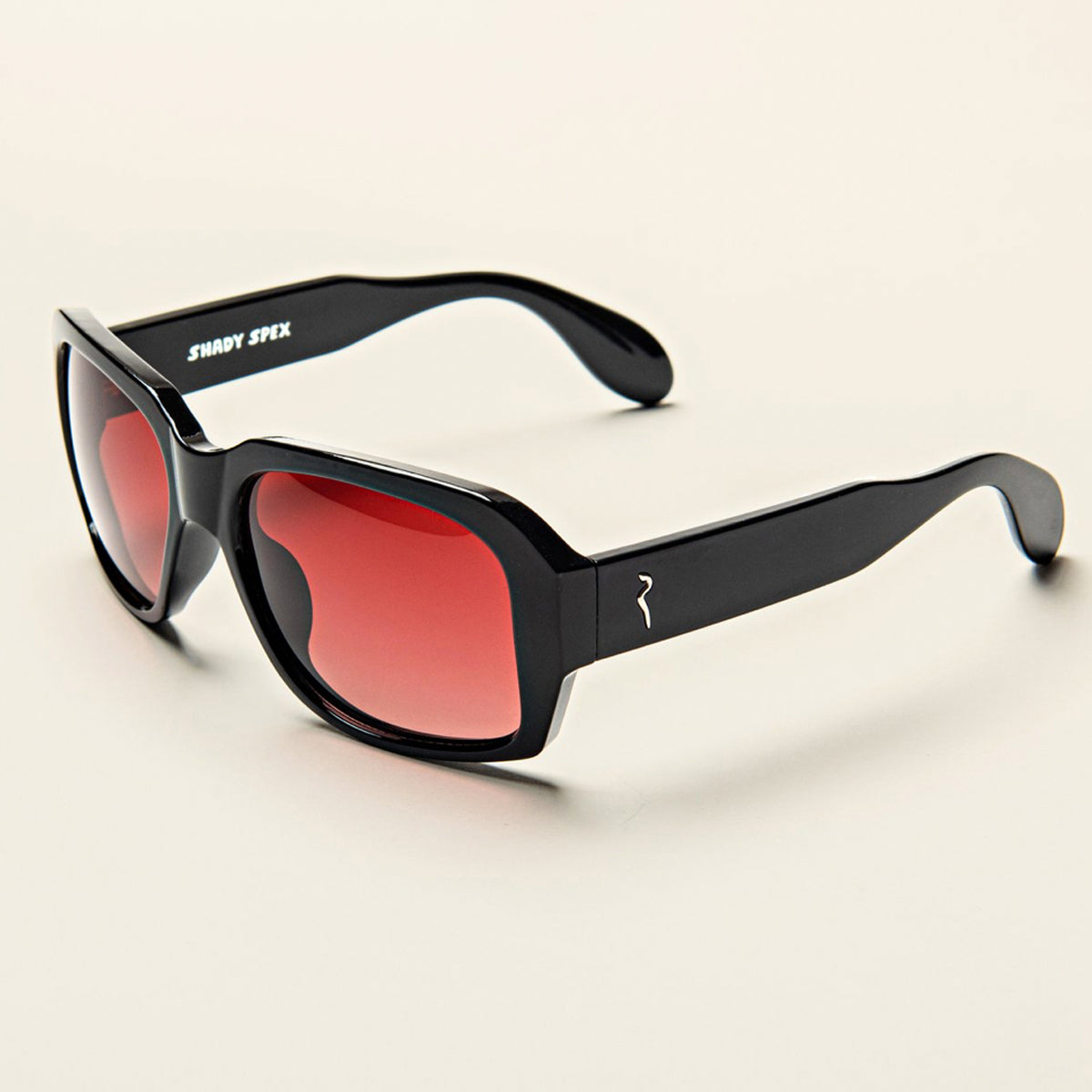 BIG CITY AFTER DARK - Black w/Burgundy Gradient Lens