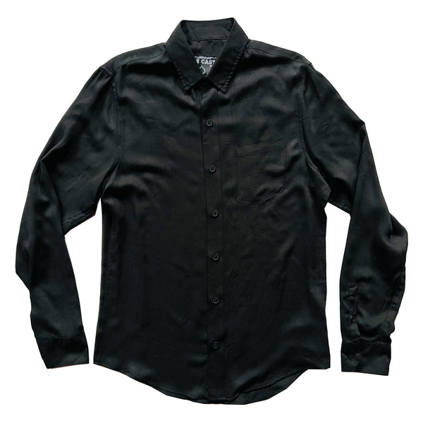 CITY OF FUN Black Diamond Challis Print Shirt