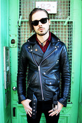 BOWERY - BLACK LEATHER JACKET (MENS) *BEST SELLER