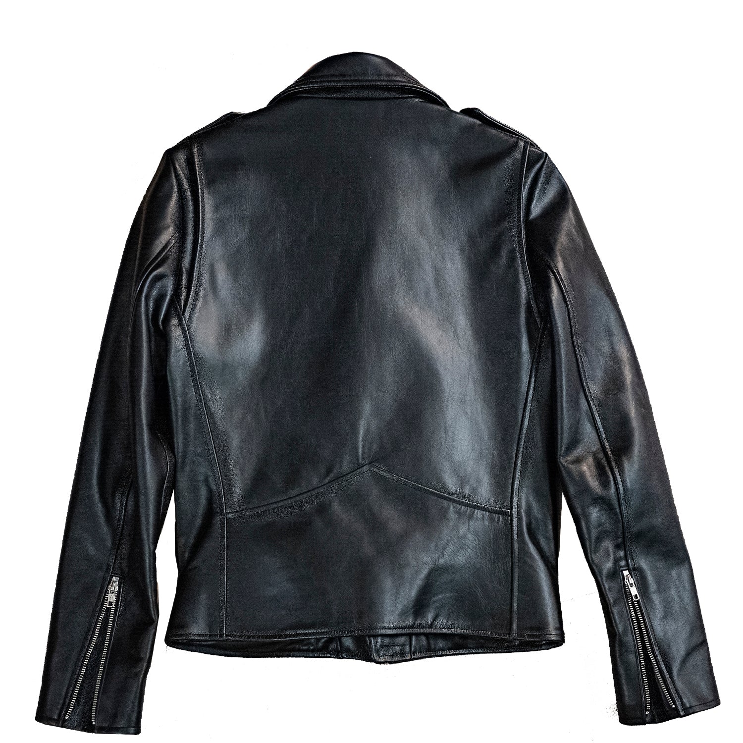 BOWERY BLACK LEATHER JACKET - Black Luster