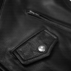 BOWERY - BLACK LEATHER JACKET (MENS) *BEST SELLER