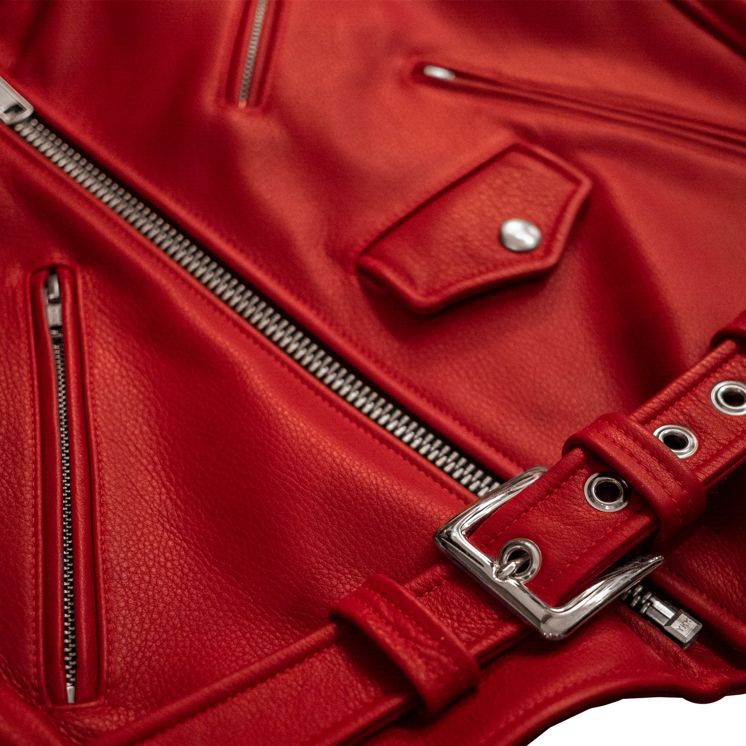 BOWERY RED LEATHER JACKET