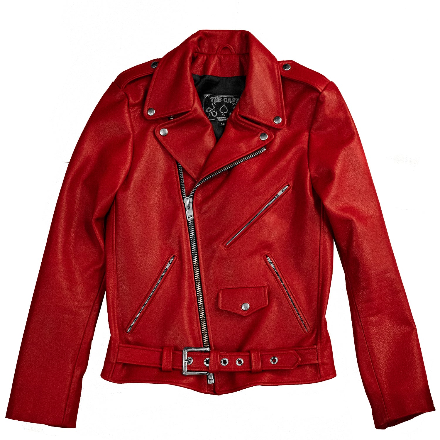 BOWERY RED LEATHER JACKET