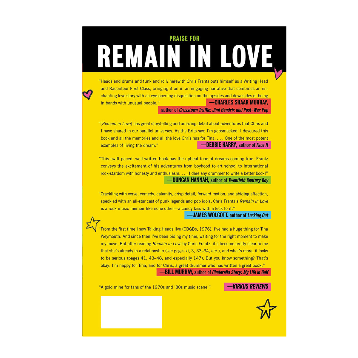 Remain in Love: Talking Heads, Tom Tom Club, Tina