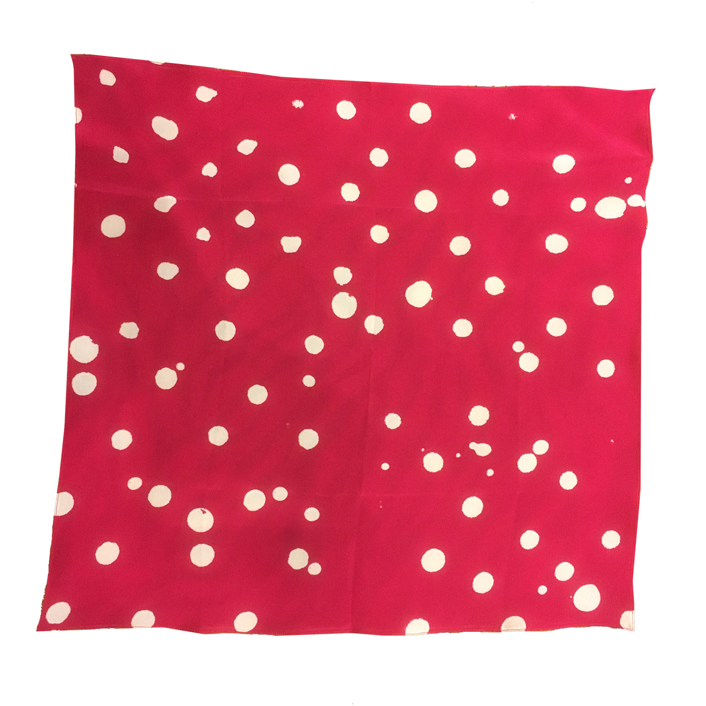 Redlands Polka Dot Bandana - Fuschia