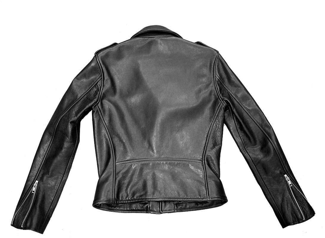 BOWERY BLACK LEATHER JACKET (WOMENS)