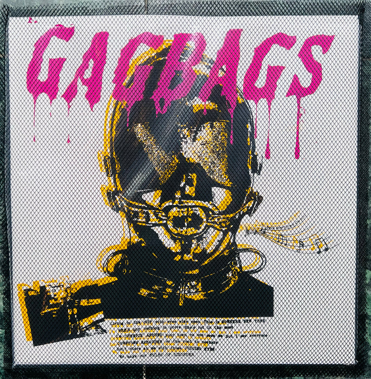 GAGBAGS S/T SCREEN PRINTED FISHNET 12" (25 COPIES)
