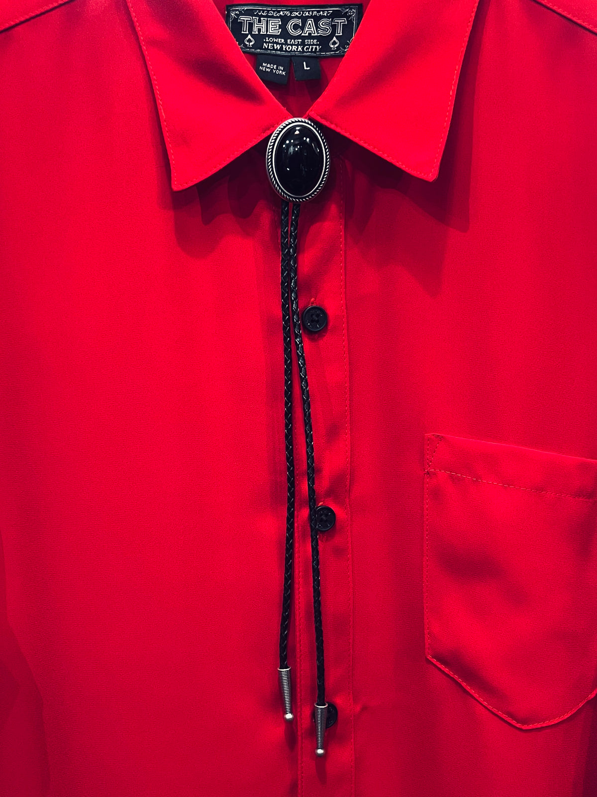 BOLO TIE (BLACK ONYX)