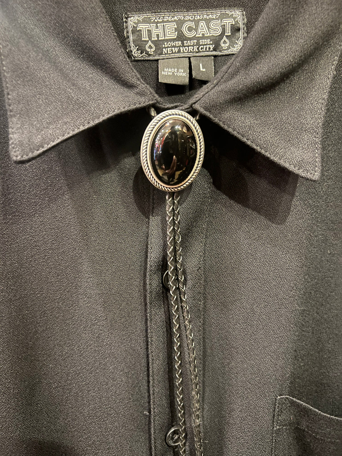 BOLO TIE (BLACK ONYX)