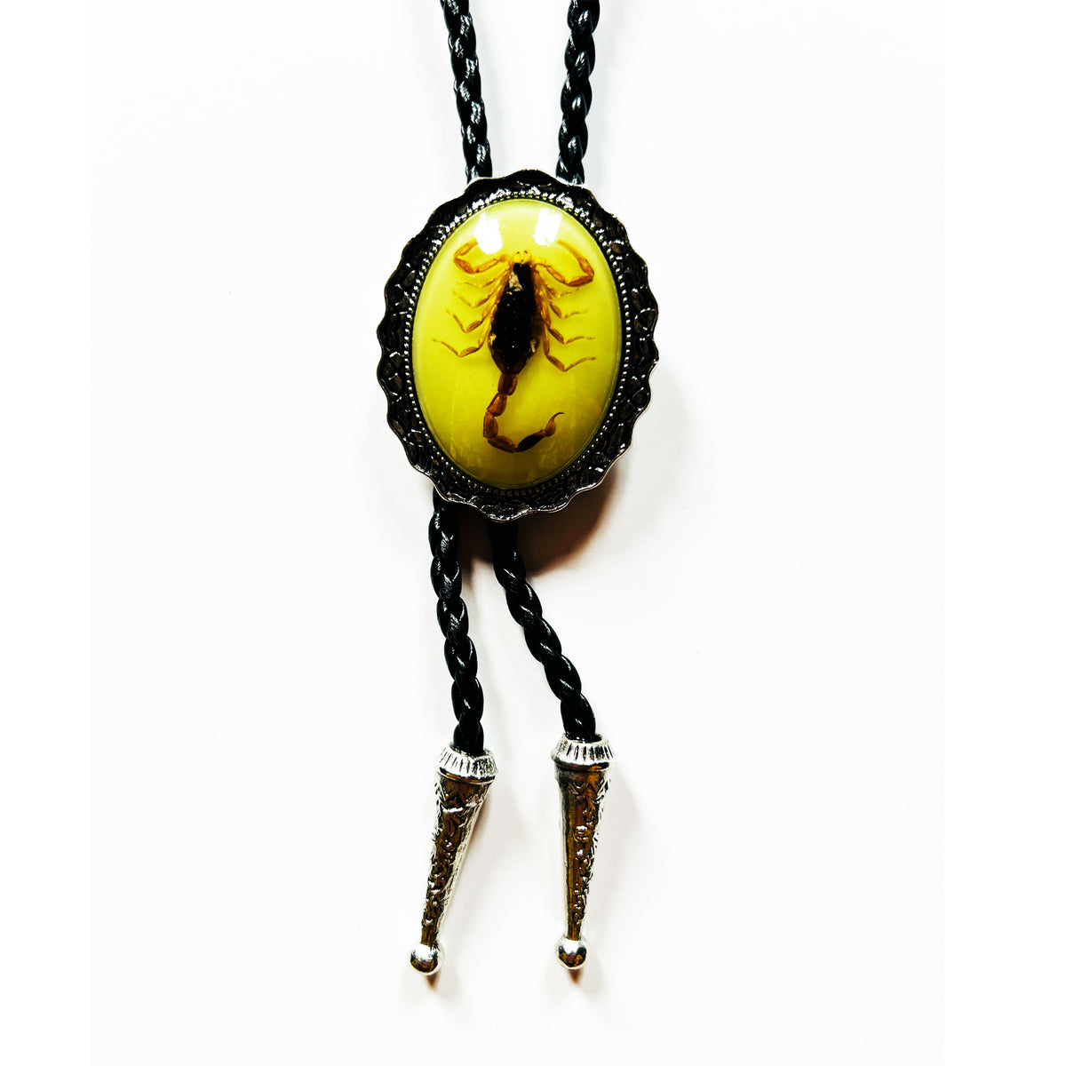 SCORPION BOLO TIE (BONE WHITE)