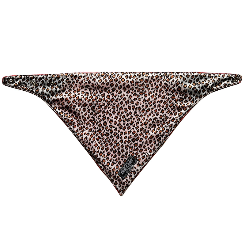 COUNTDOWN LOVE RED LEATHER BANDANA