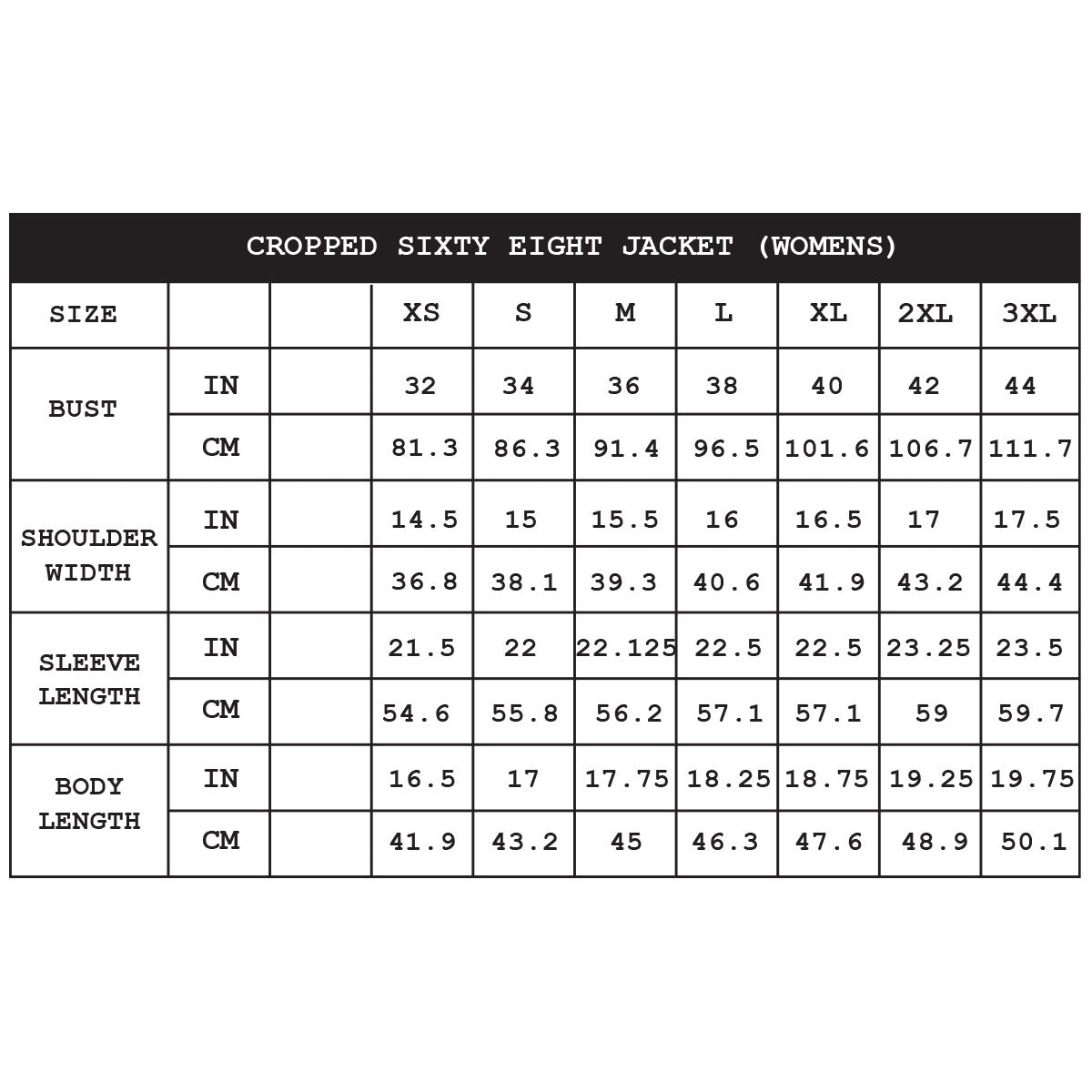 CROPPED SIXTY EIGHT TRUCKER JACKET (WOMENS)