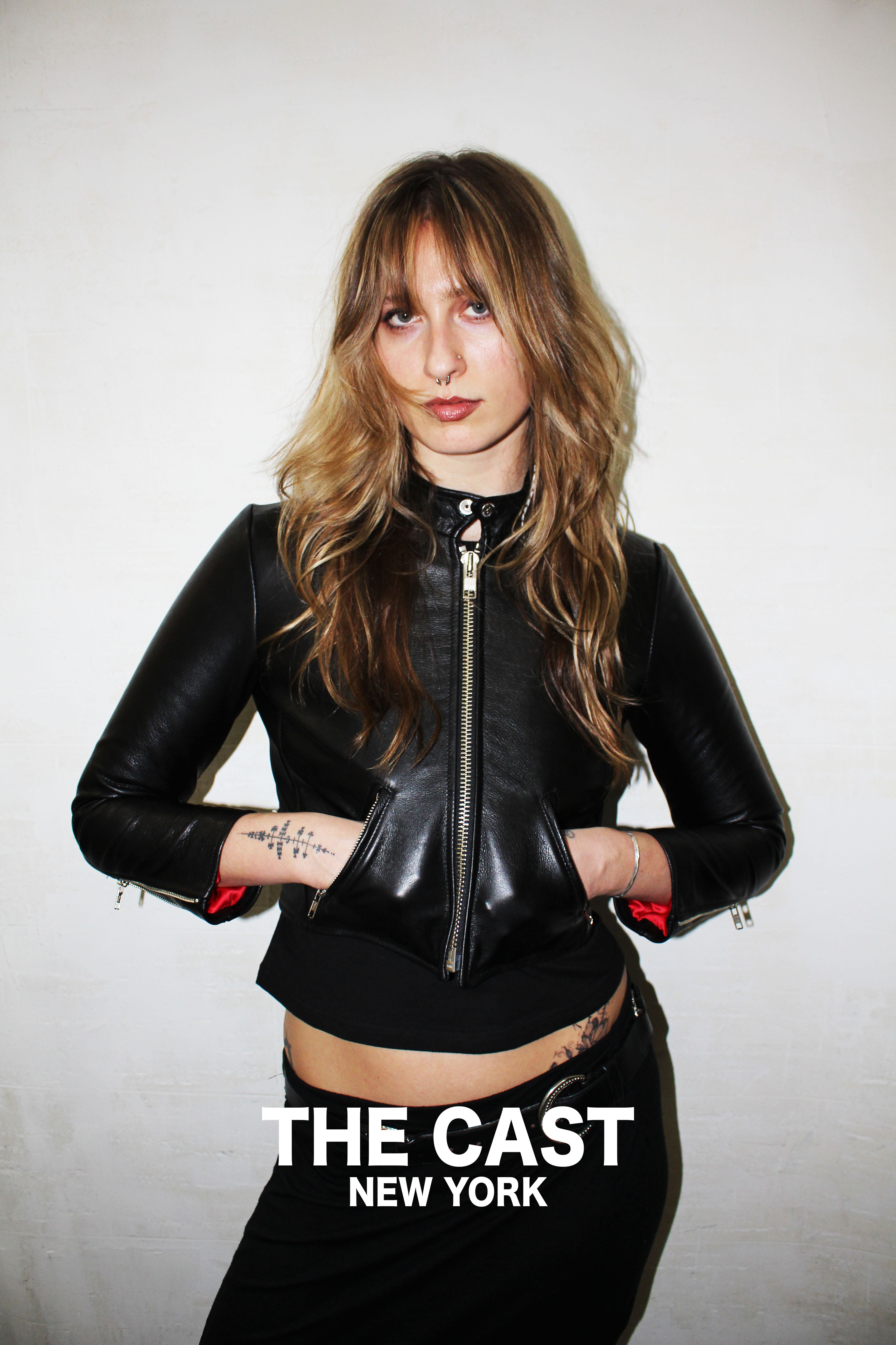 CROPPED AMSTERDAM CAFE LEATHER JACKET (LIGHTWEIGHT COWHIDE)