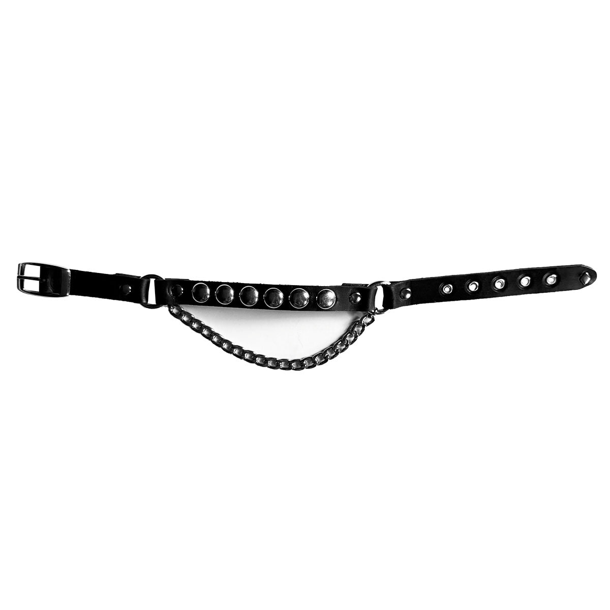 HESTER Dome Studded Boot Strap w/Chain