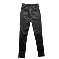 HIGH & TIGHT LEATHER PANTS (BLACK)