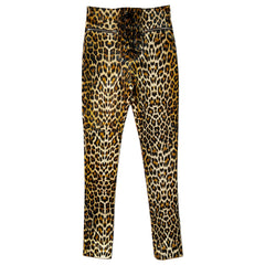 HIGH & TIGHT LEATHER PANTS (LEOPARD)