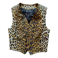 MARAUDER LEATHER VEST (LEOPARD)
