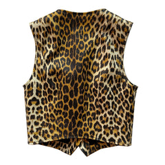 MARAUDER LEATHER VEST (LEOPARD)