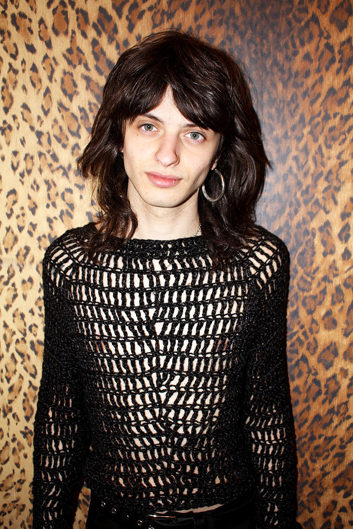 LONELY BOY FISHNET SWEATER