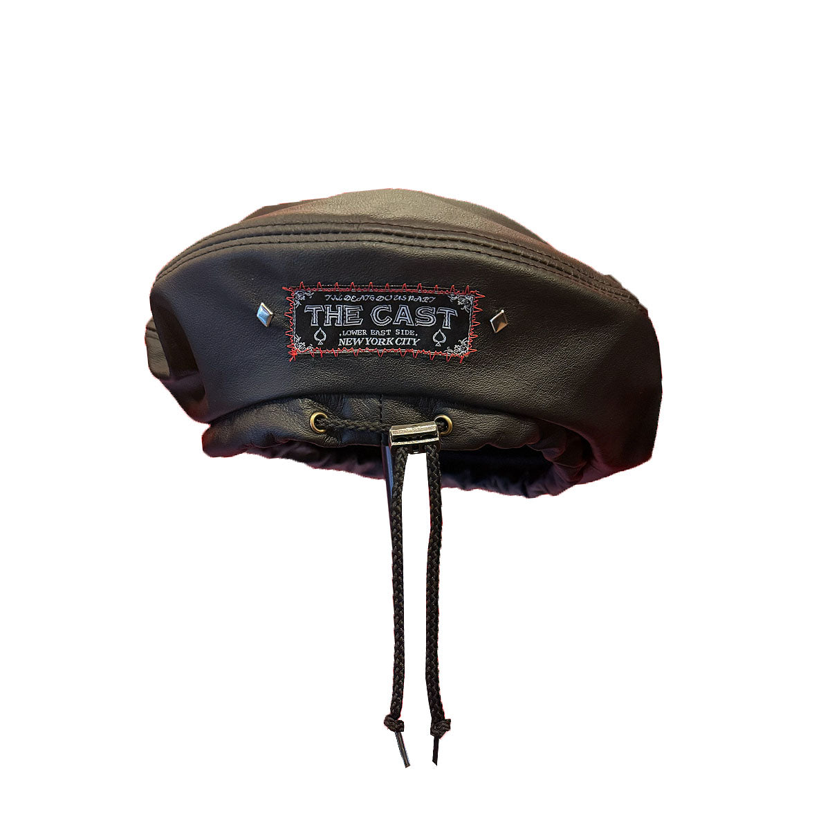 SEDUCER BLACK LEATHER BERET