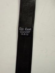 SKINNY BLACK LEATHER TIE