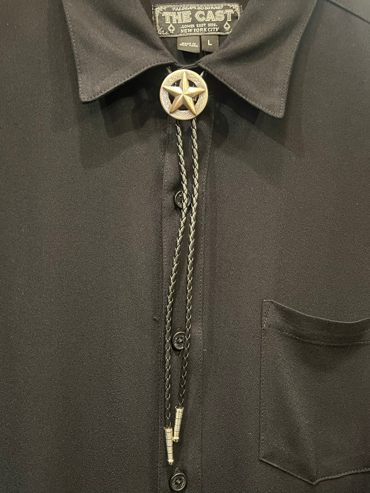 BOLO TIE (STAR CONCHO)