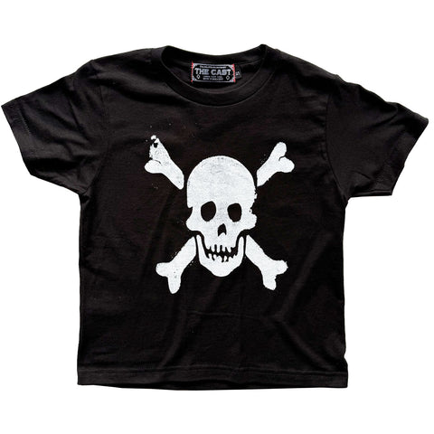JOLLY ROGER SKULL & CROSSBONES TEE (Womens Baby Tee)