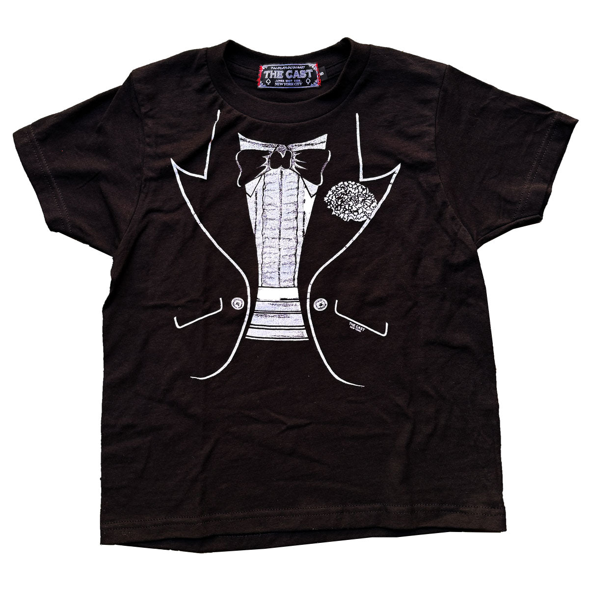TUXEDO TSHIRT (Womens Baby Tee)