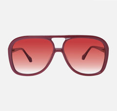 BANG (Burgundy w/Gold metal Red Gradient Lense)