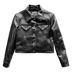 CROPPED SIXTY EIGHT TRUCKER JACKET (WOMENS)