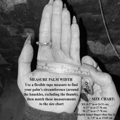 THE OUTSIDER Red Leather Gloves (WOMENS)