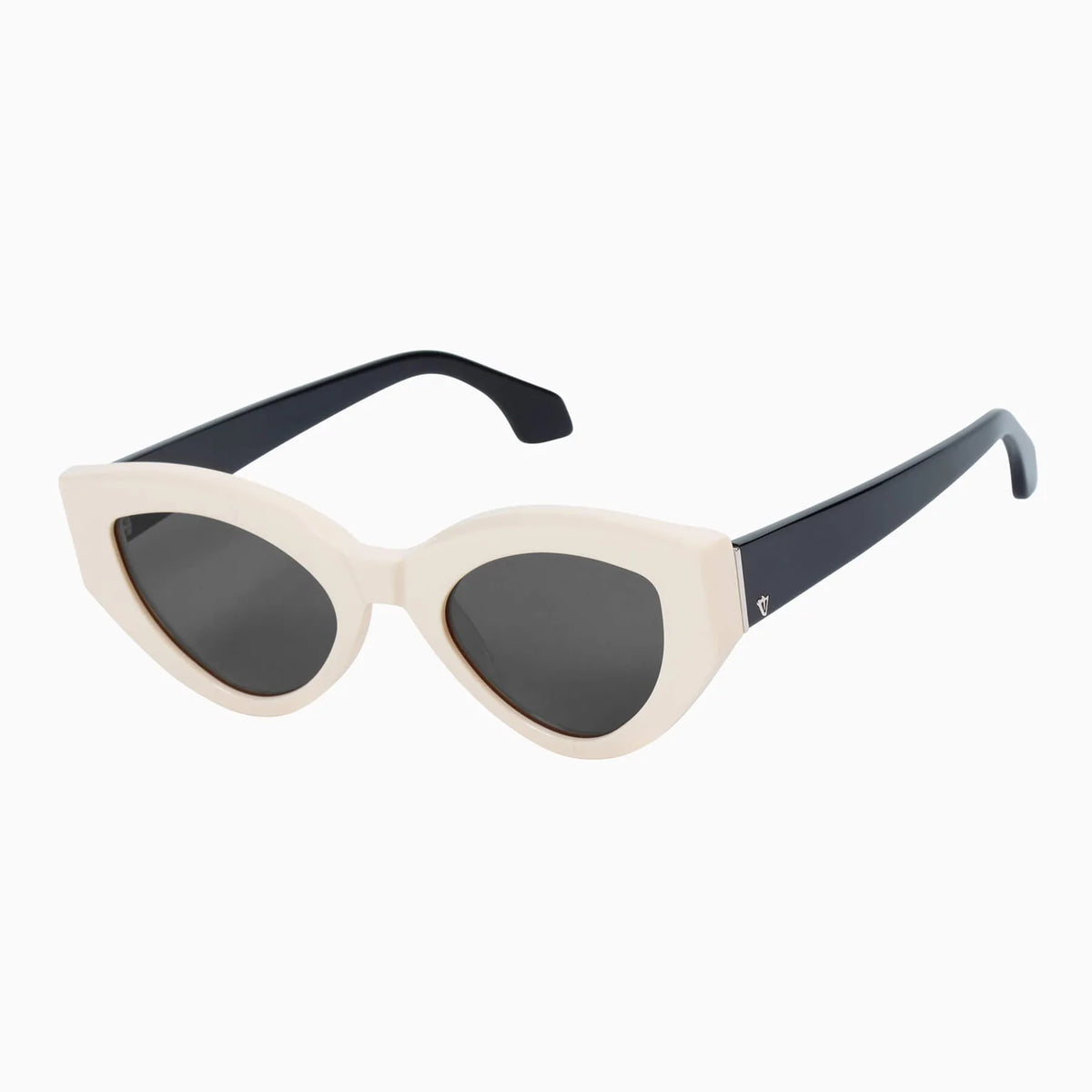 BONES - Cream w/Black Temples/Black Lens