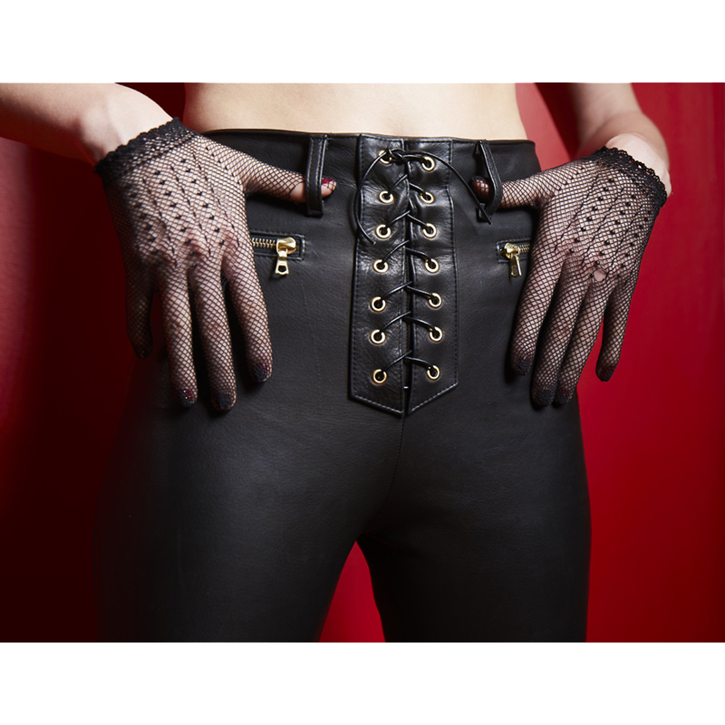 HIGH & TIGHT BLACK LEATHER PANTS