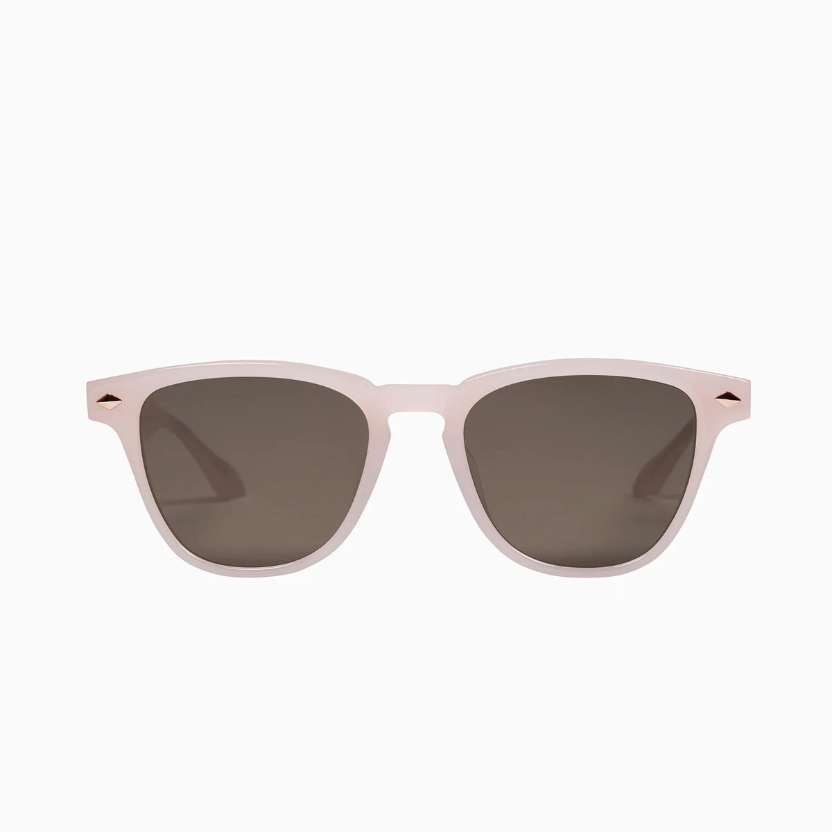 TEMPEST - Baby Pink w. Rose Gold Metal Trim / Brown Lens
