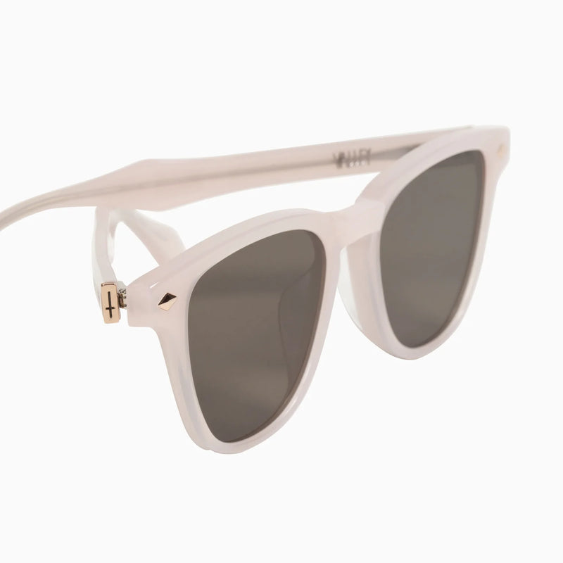 TEMPEST - Baby Pink w. Rose Gold Metal Trim / Brown Lens