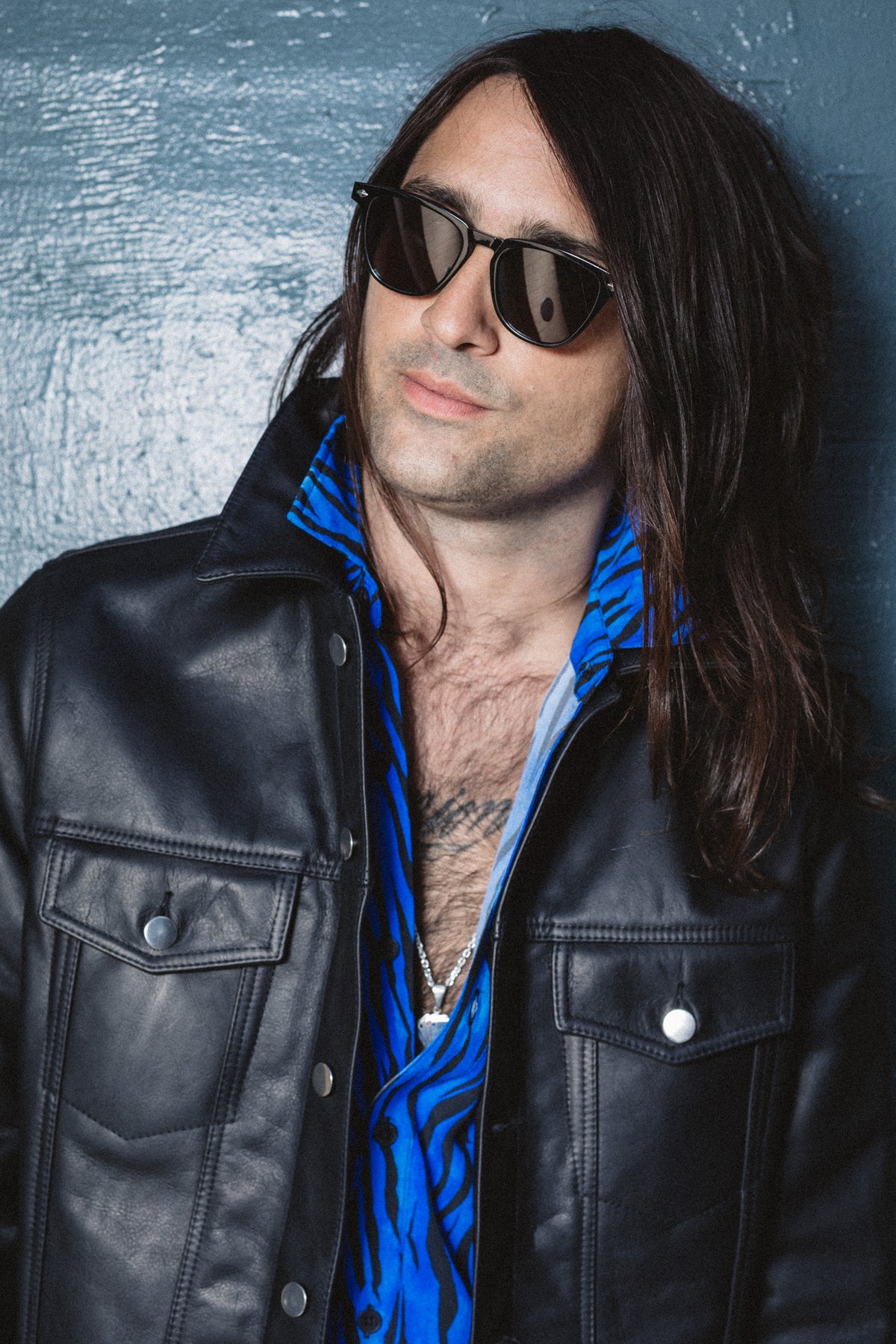 SIXTY EIGHT LEATHER TRUCKER JACKET