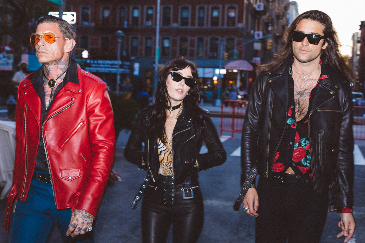 BOWERY RED LEATHER JACKET