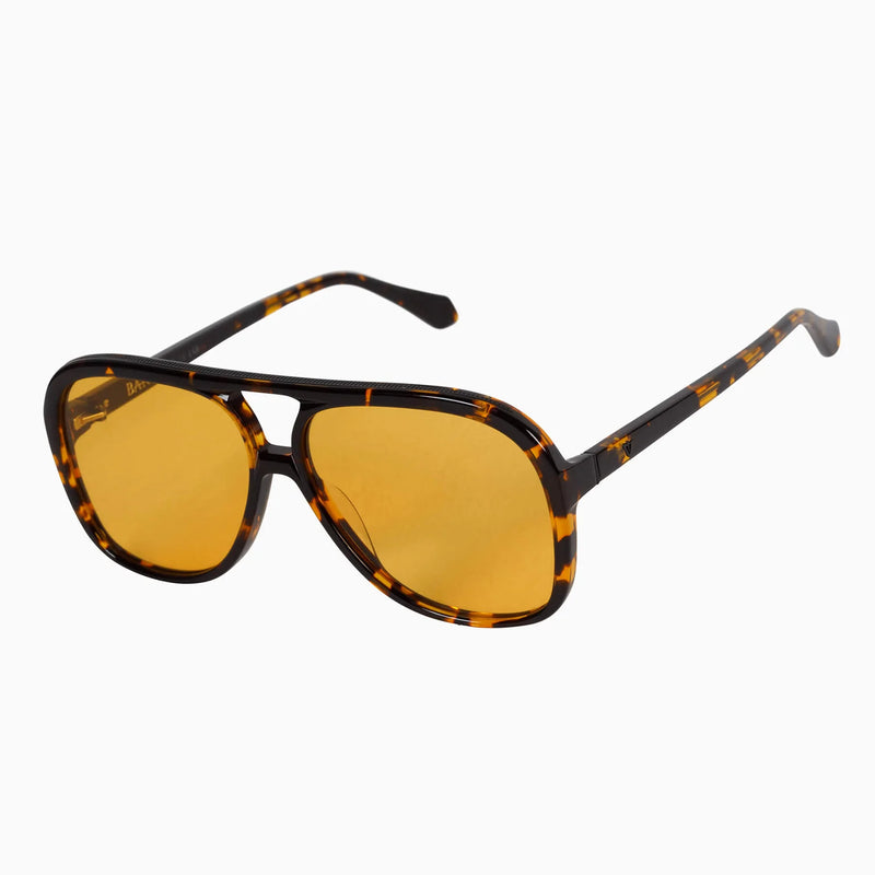 BANG - Dark Tort w. Matte Black Metal Trim / Orange Lens